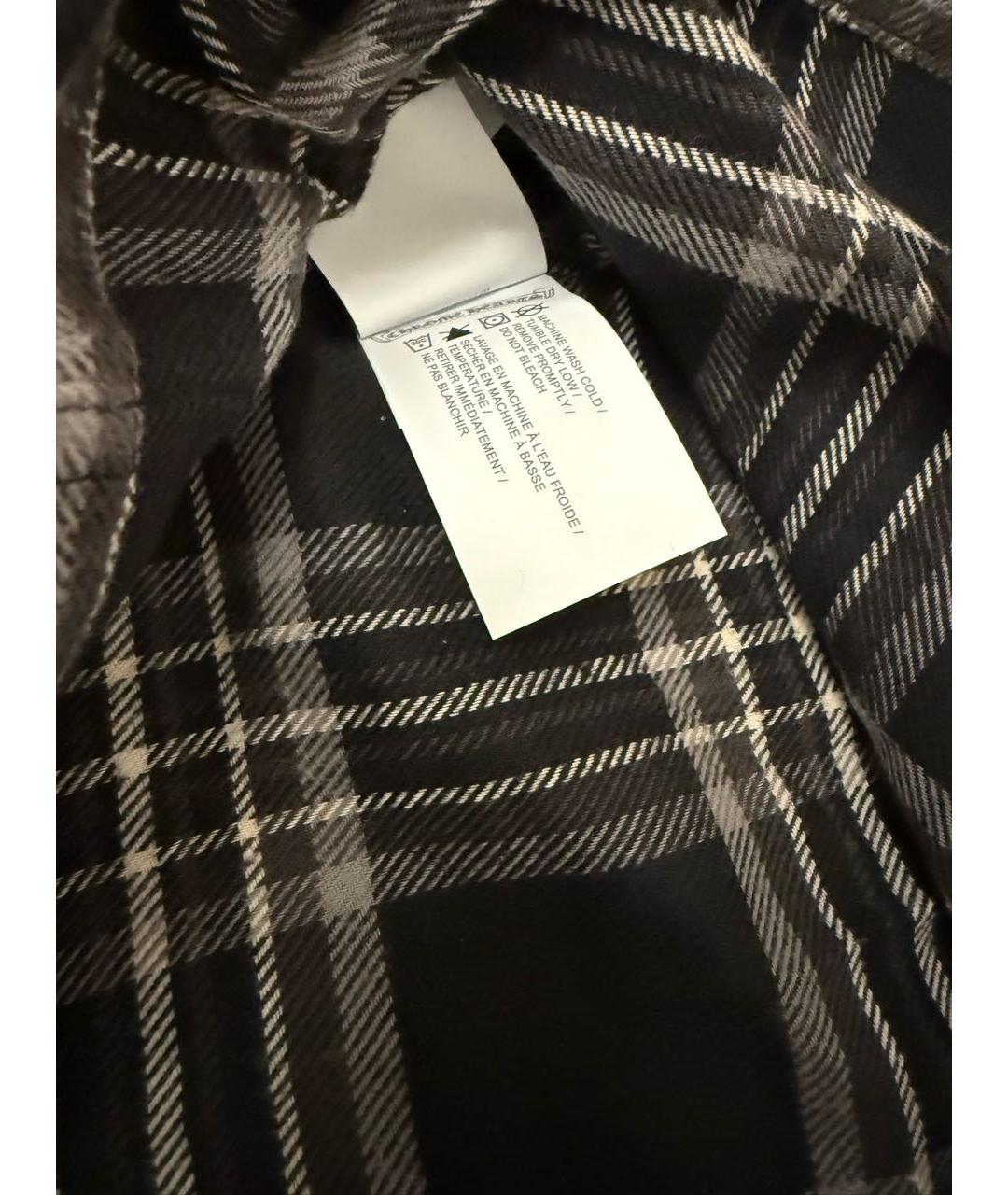 CHROME HEARTS Серая хлопковая классическая рубашка, фото 5