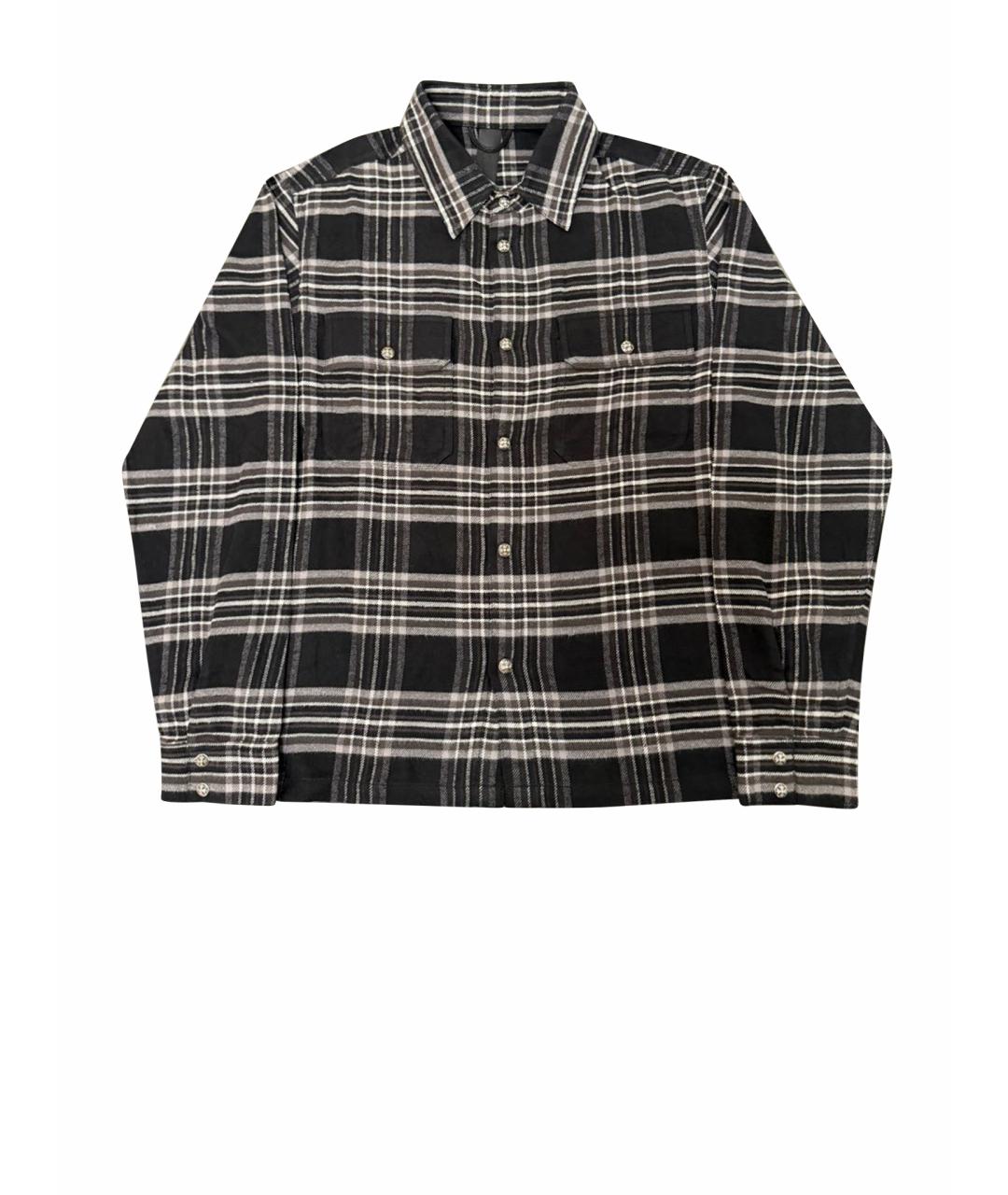 CHROME HEARTS Серая хлопковая классическая рубашка, фото 1