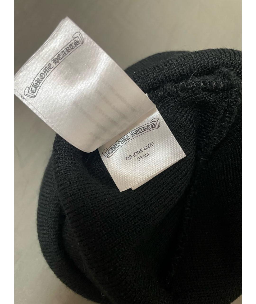 CHROME HEARTS Черная шапка, фото 3