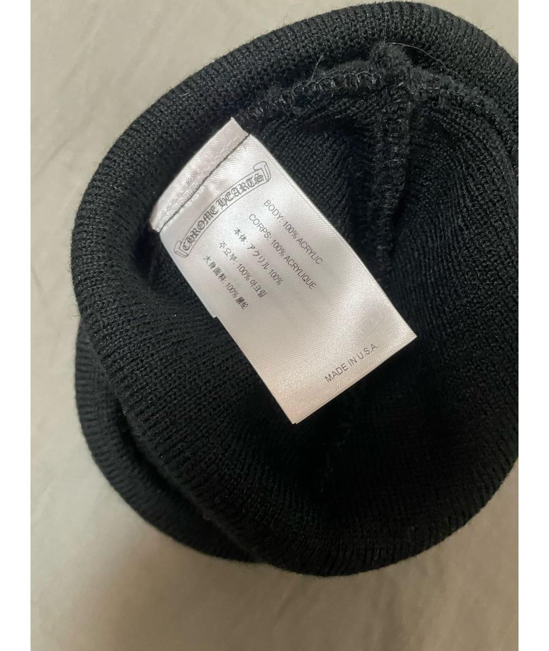 CHROME HEARTS Черная шапка, фото 2
