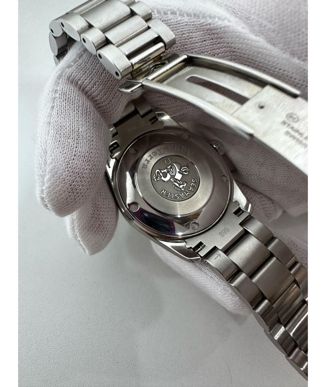 OMEGA Серебряные металлические часы, фото 2