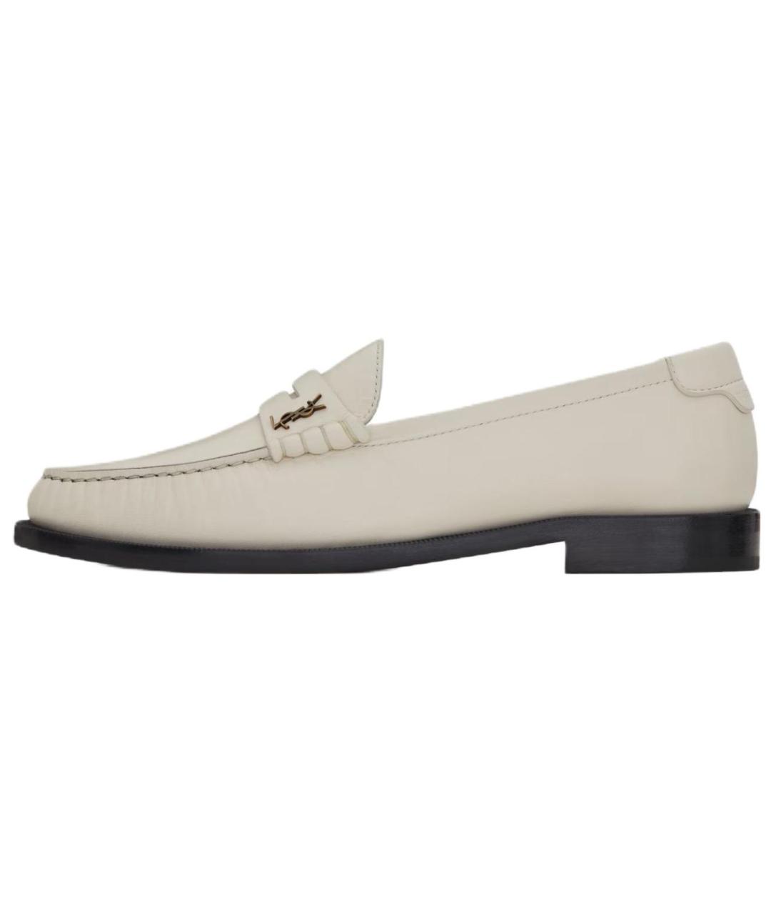 SAINT LAURENT Кожаные лоферы, фото 6