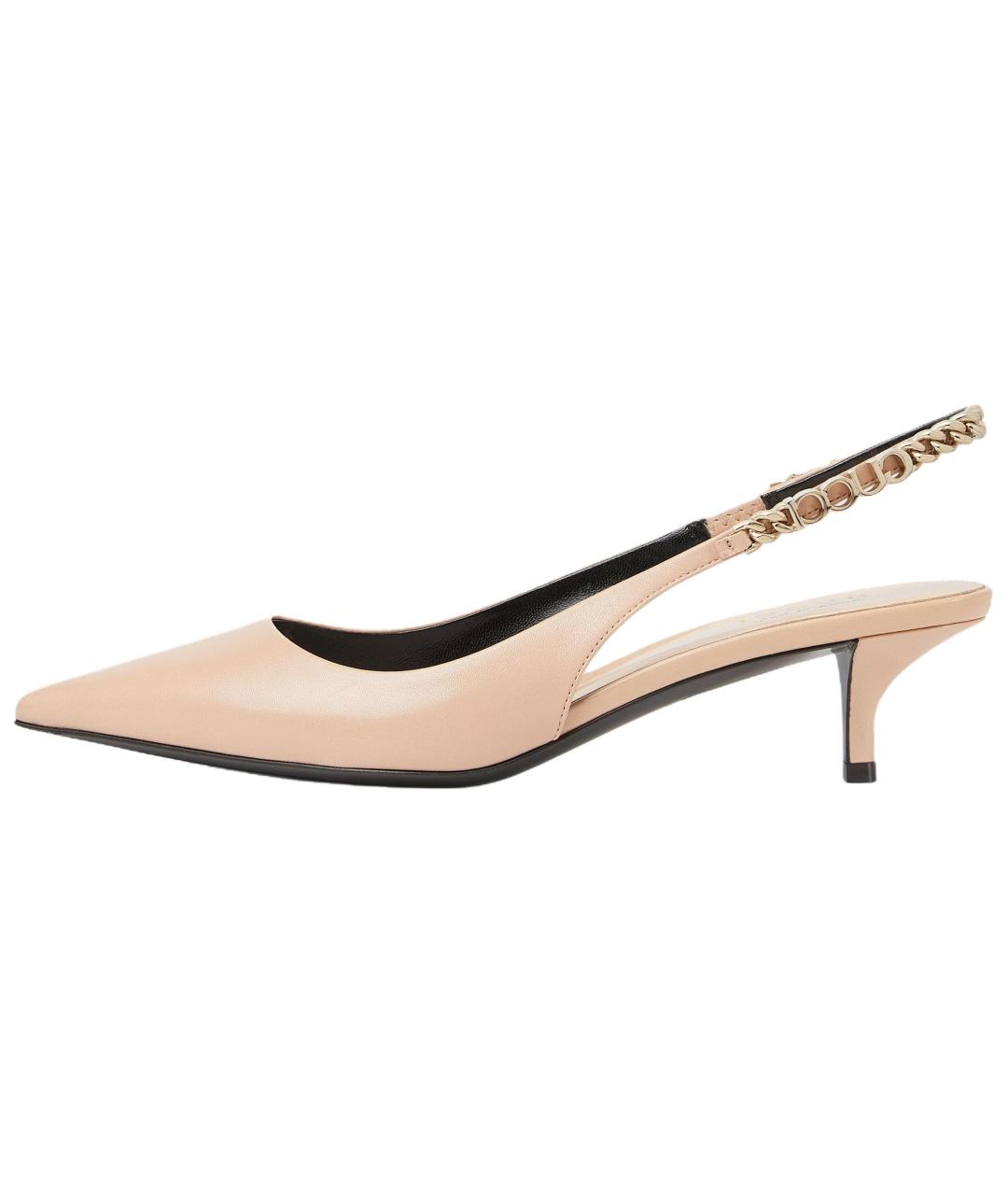 GUCCI Розовые кожаные туфли, фото 2