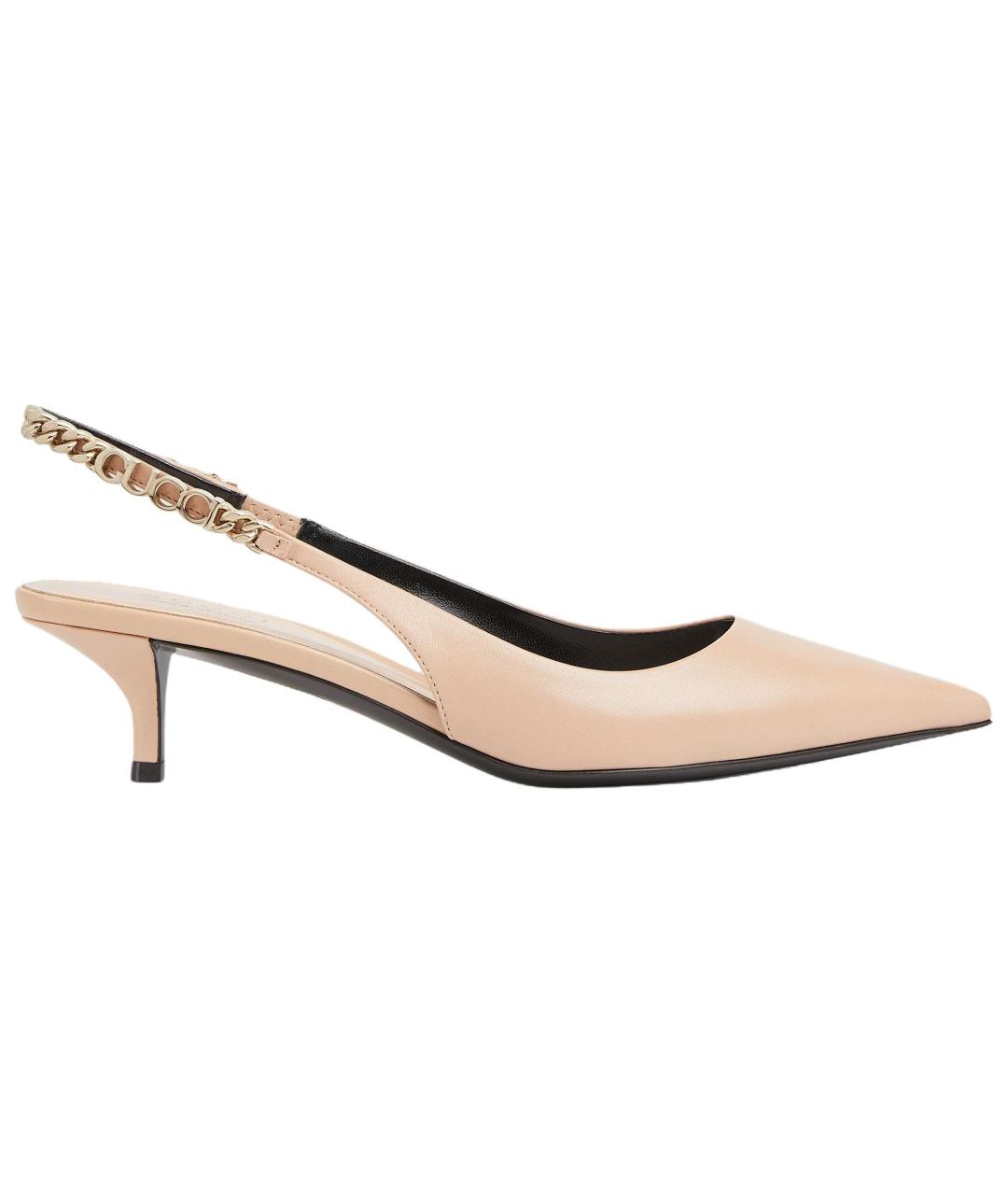 GUCCI Розовые кожаные туфли, фото 1