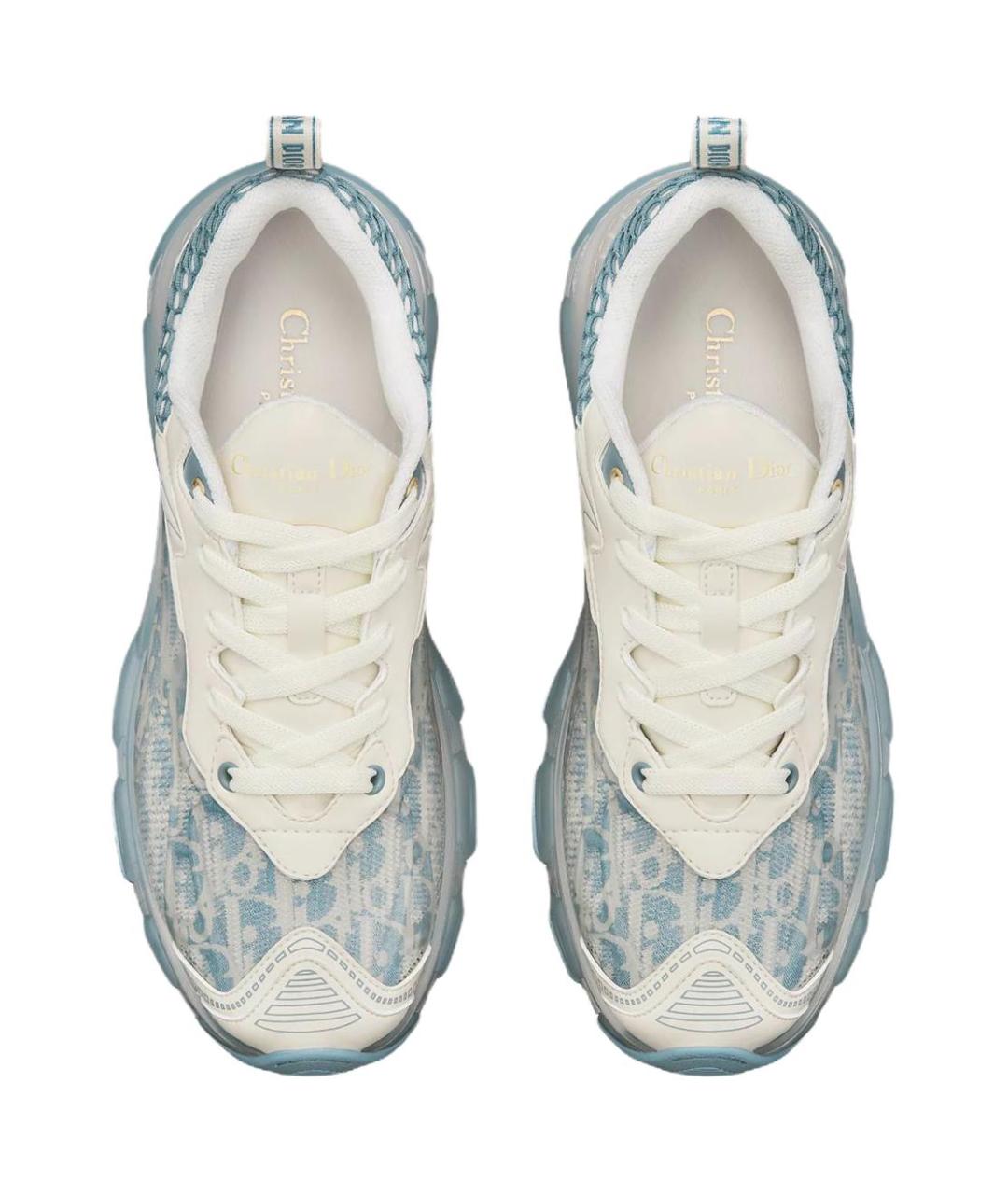 CHRISTIAN DIOR Синие кожаные кроссовки, фото 5