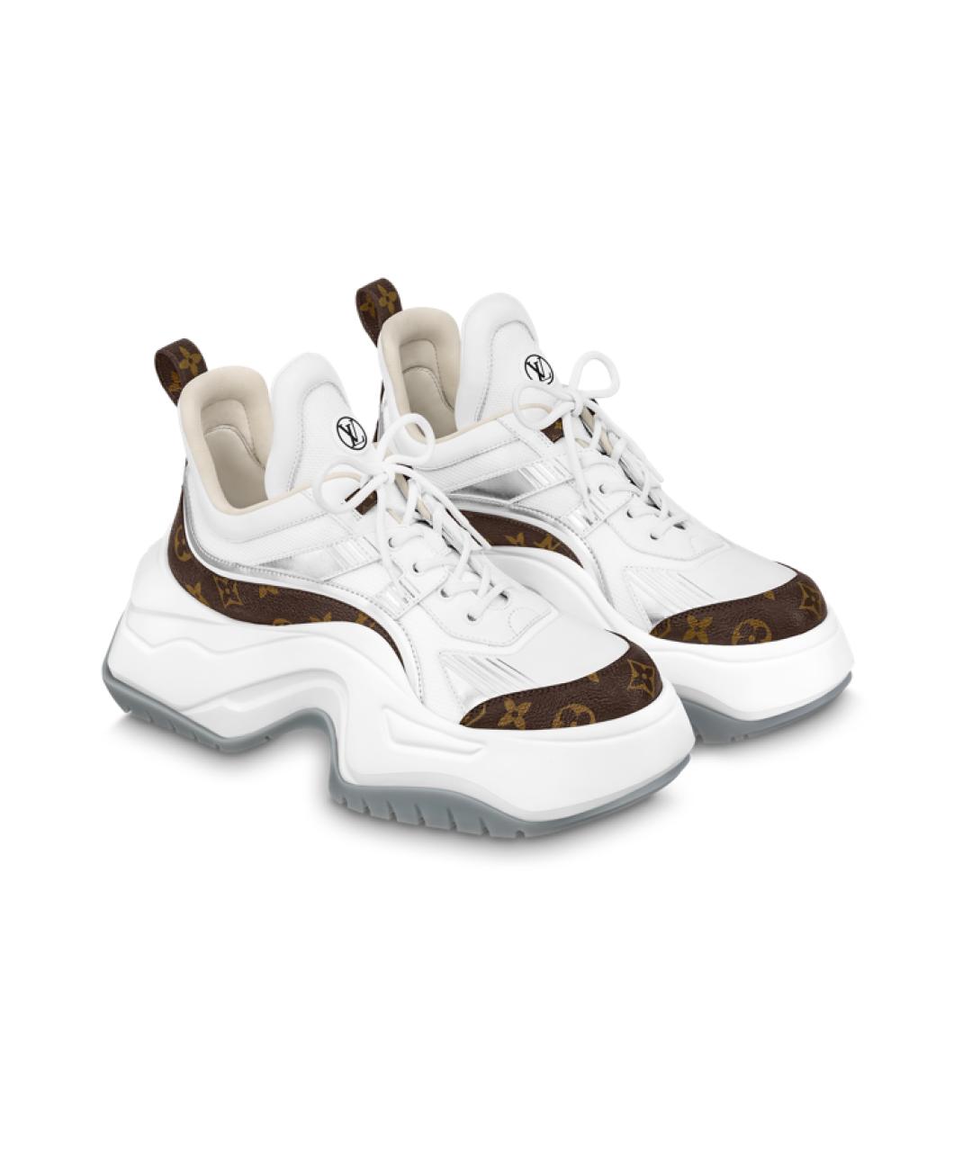 LOUIS VUITTON Белые кроссовки, фото 3