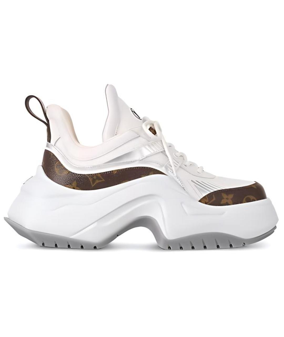 LOUIS VUITTON Белые кроссовки, фото 2