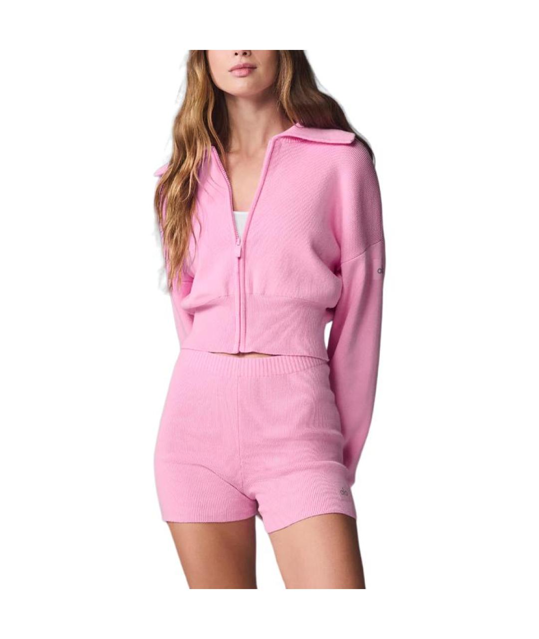 ALO YOGA Розовая куртка, фото 3