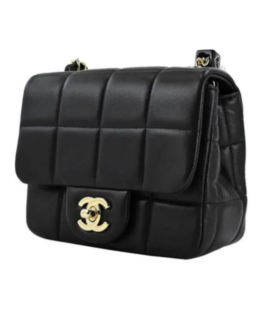 CHANEL Черная кожаная сумка через плечо, фото 2