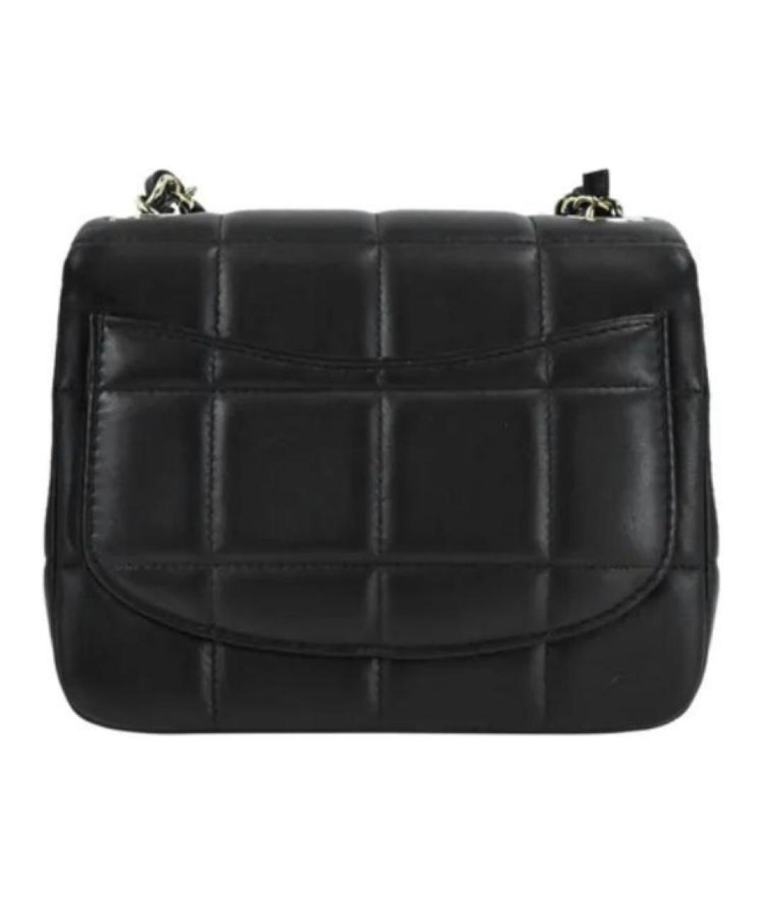 CHANEL Черная кожаная сумка через плечо, фото 3