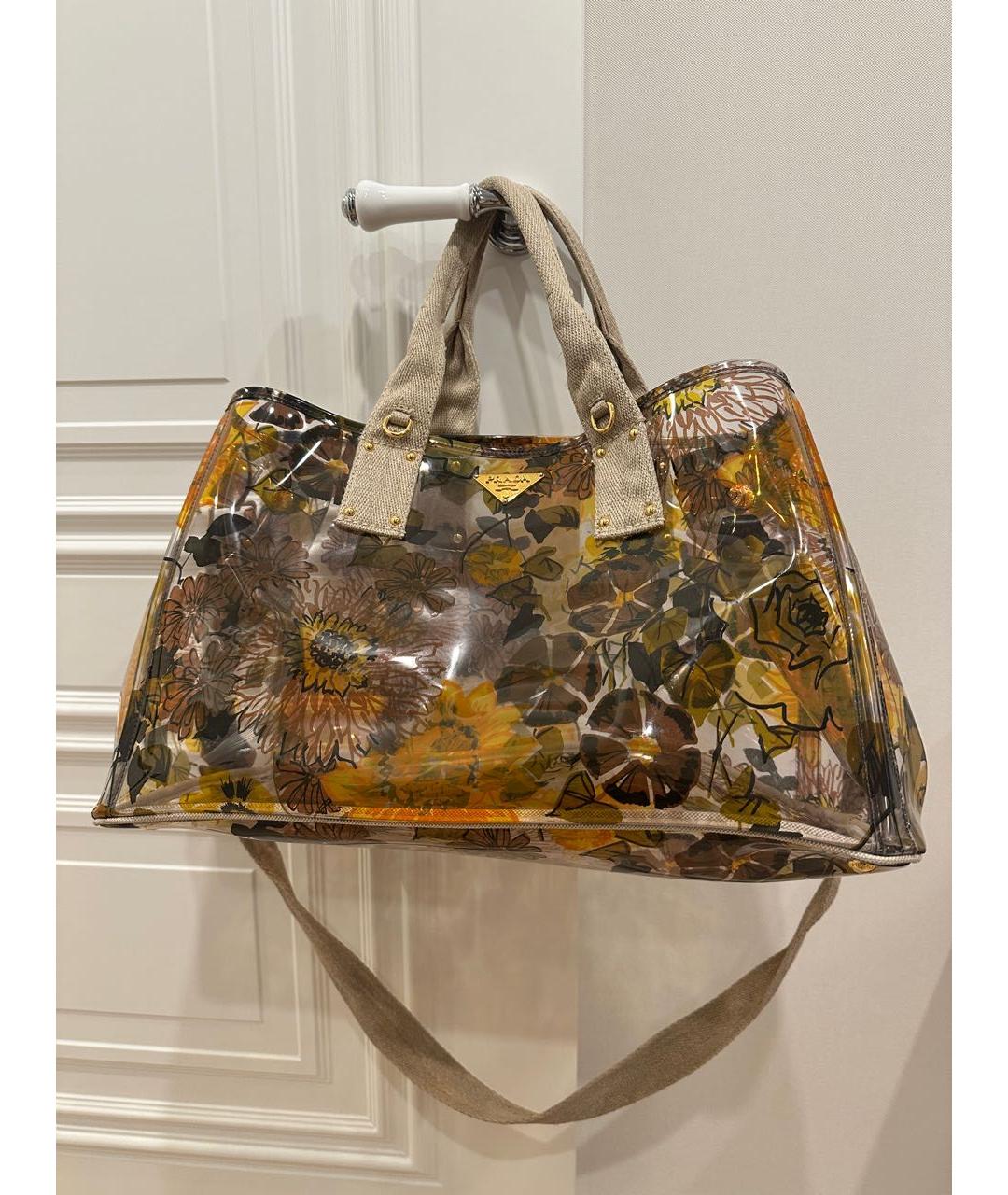 PRADA Желтая сумка через плечо, фото 9