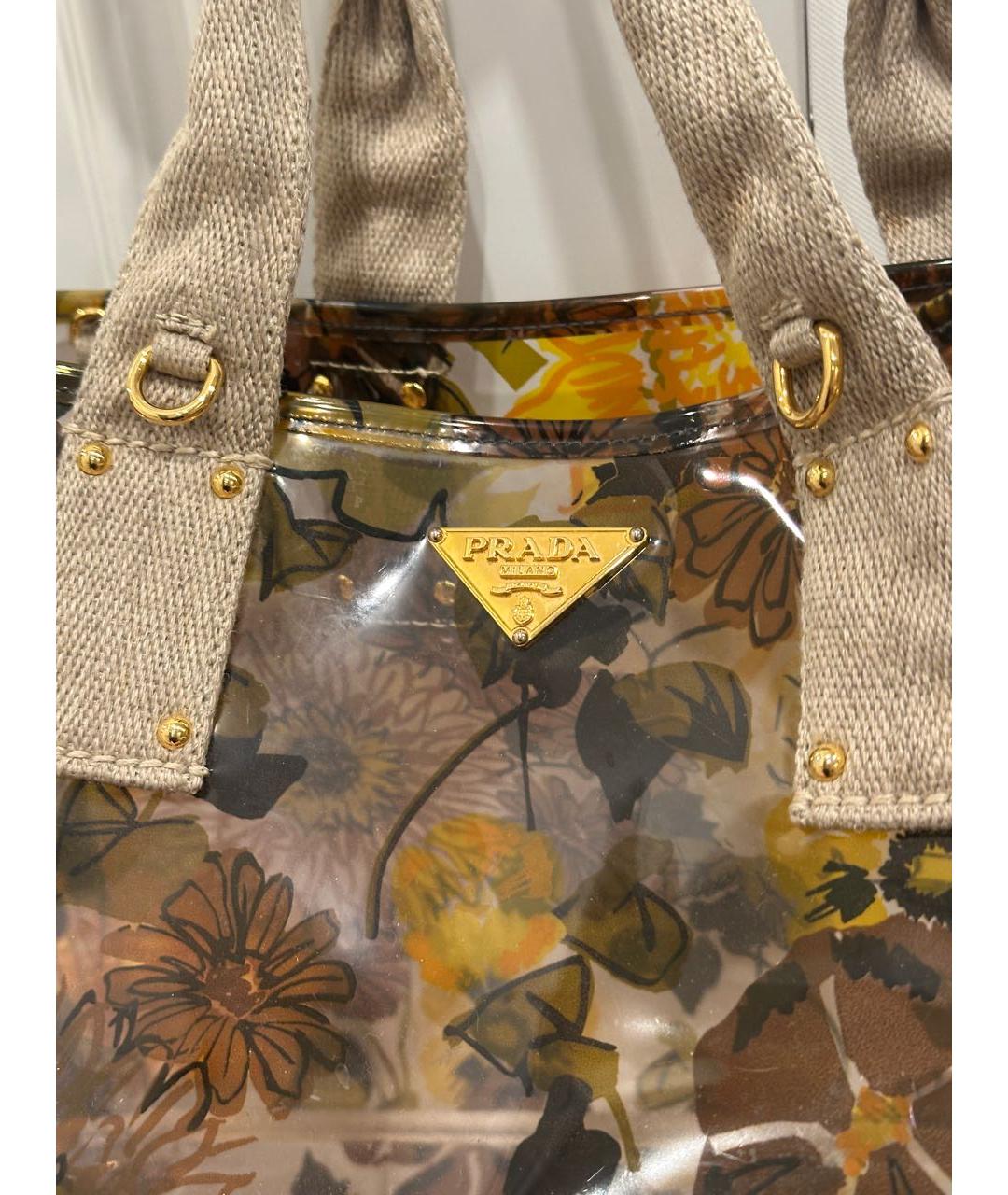 PRADA Желтая сумка через плечо, фото 2