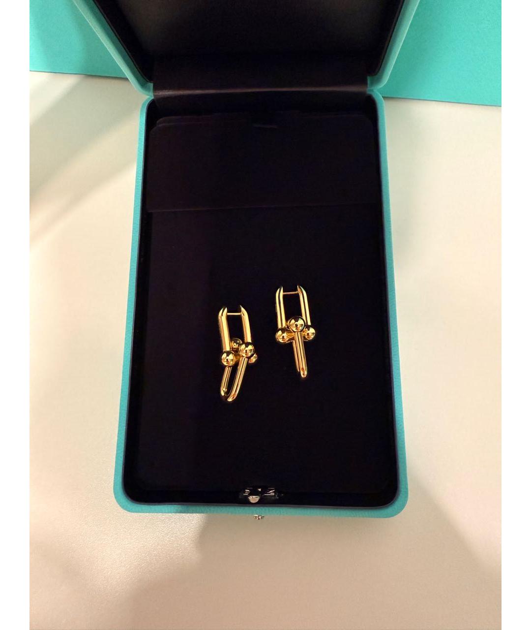 TIFFANY&CO Золотые серьги из желтого золота, фото 2