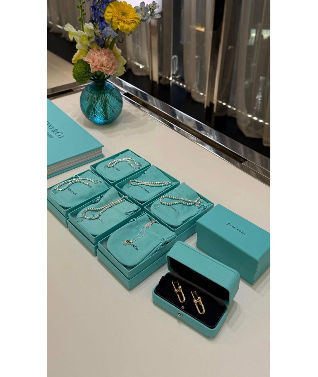 TIFFANY&CO Золотые серьги из желтого золота, фото 8