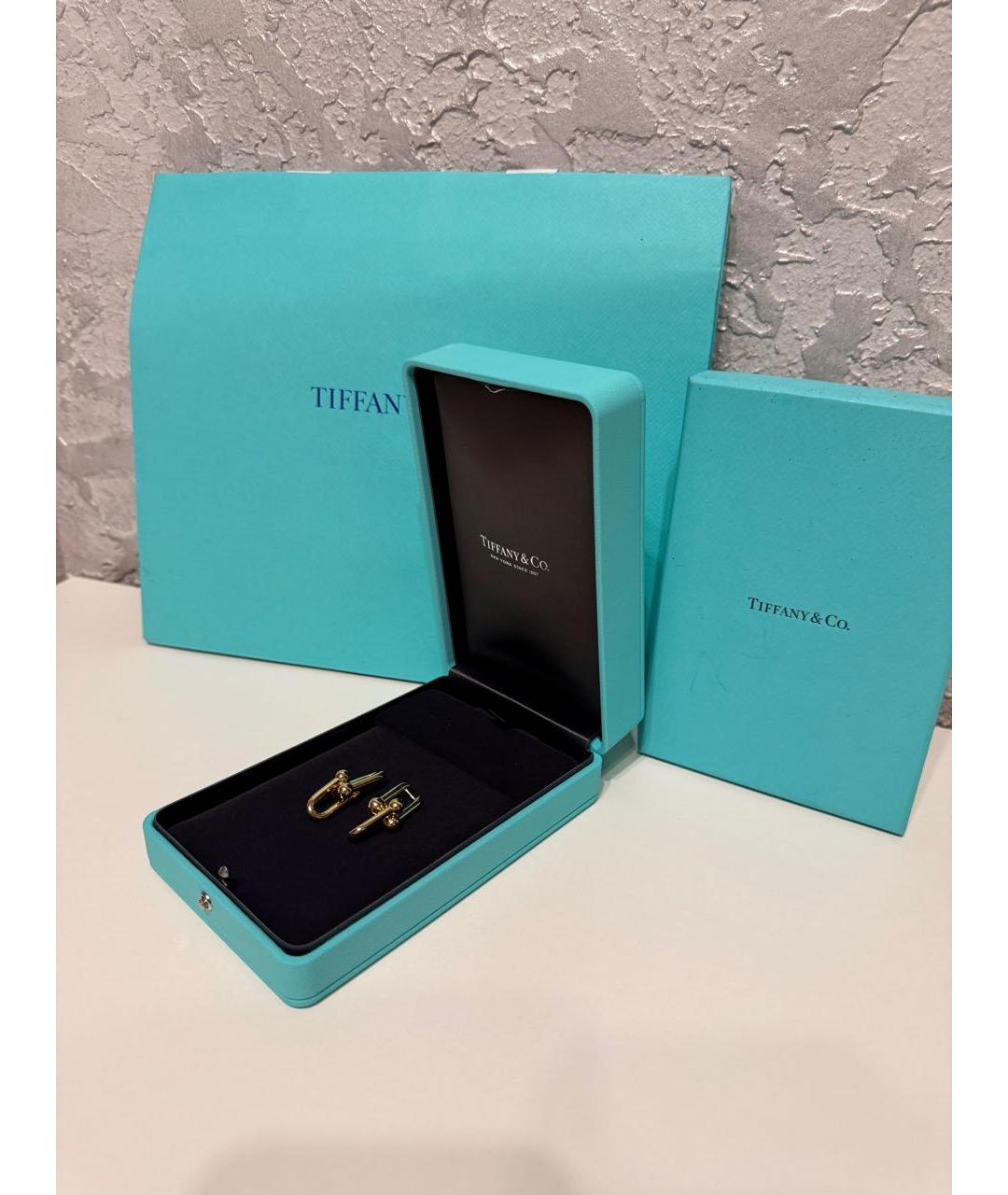 TIFFANY&CO Золотые серьги из желтого золота, фото 7