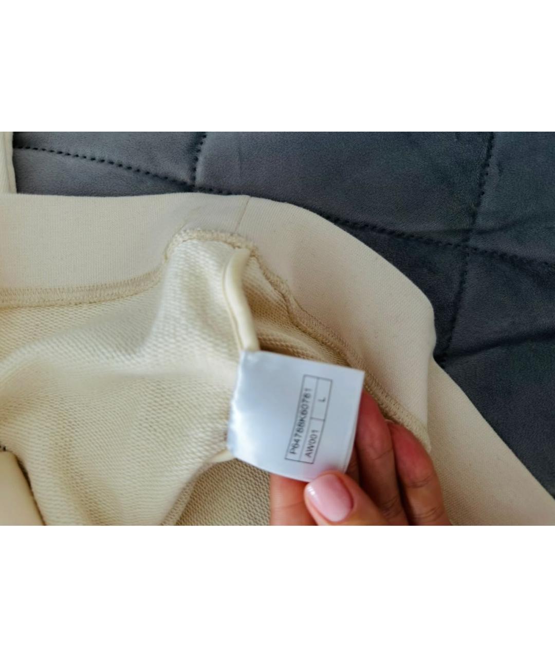 CHANEL Бежевый хлопковый джемпер / свитер, фото 4