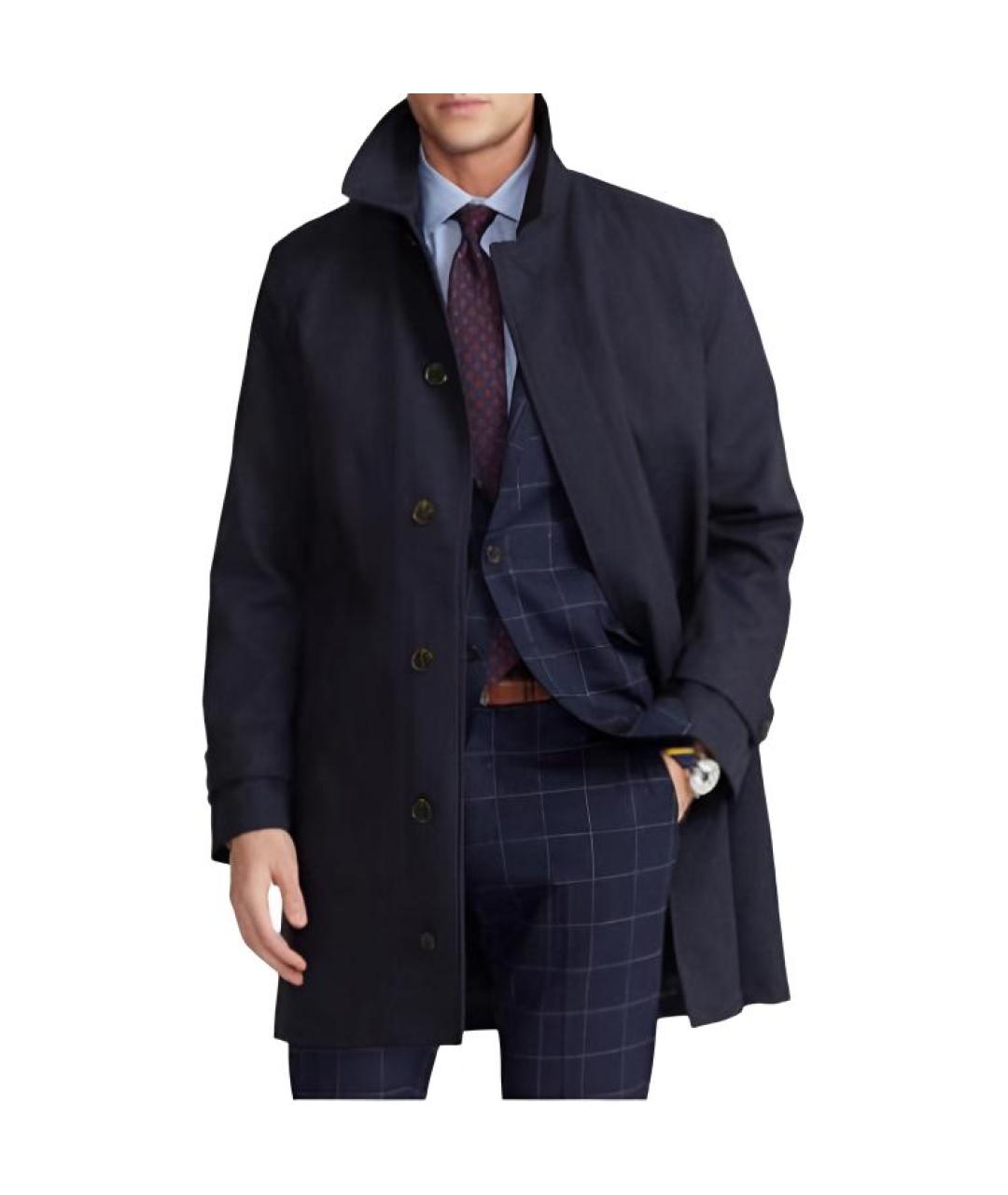 POLO RALPH LAUREN Темно-синее пальто, фото 3