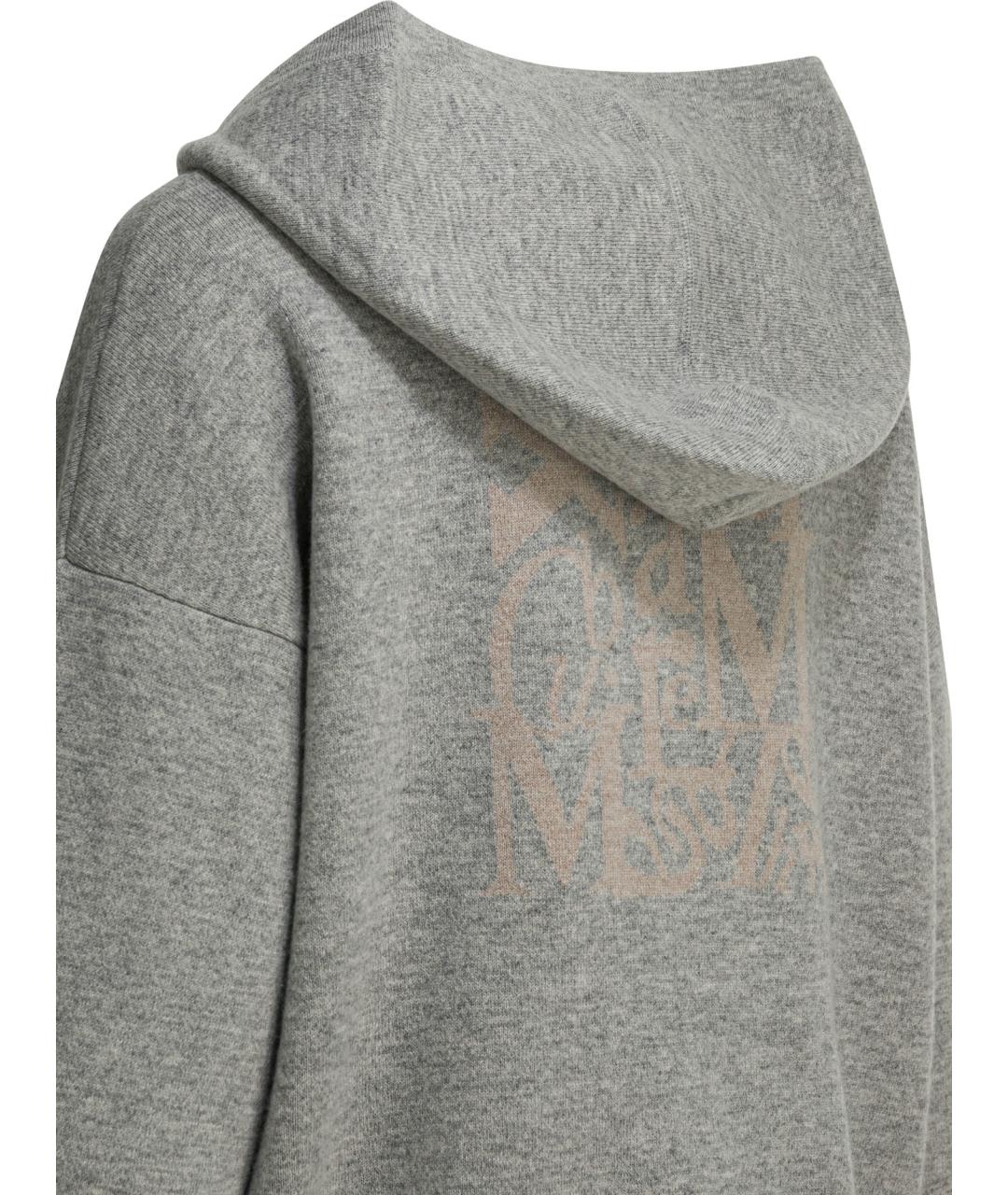 'S MAX MARA Серый шерстяной джемпер / свитер, фото 4
