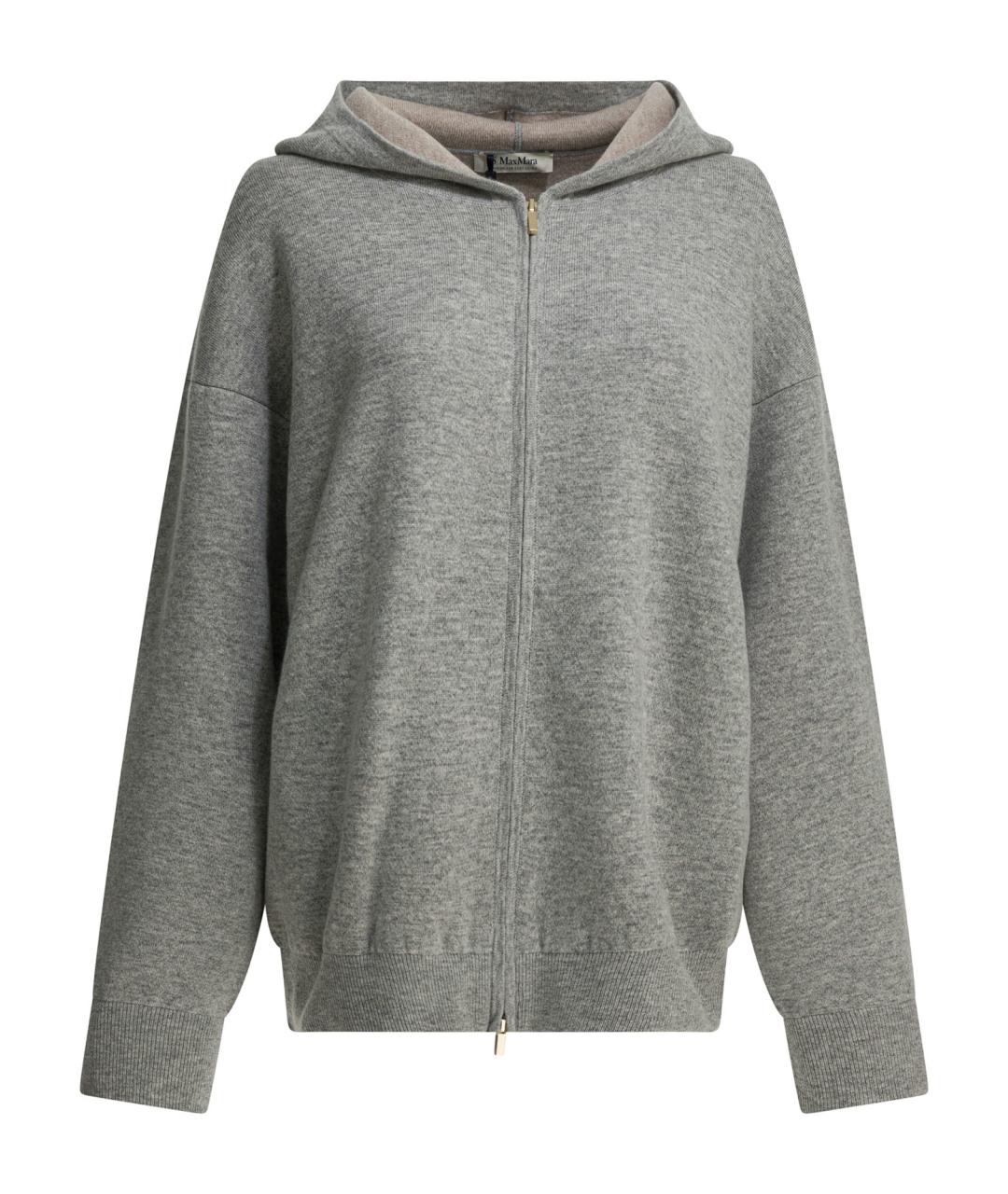 'S MAX MARA Серый шерстяной джемпер / свитер, фото 1