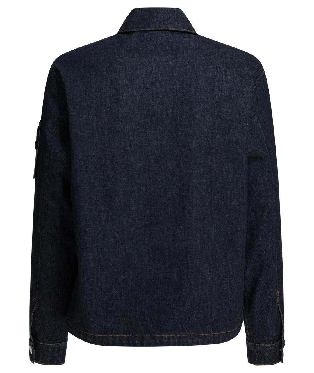 STONE ISLAND Синяя хлопковая куртка, фото 2