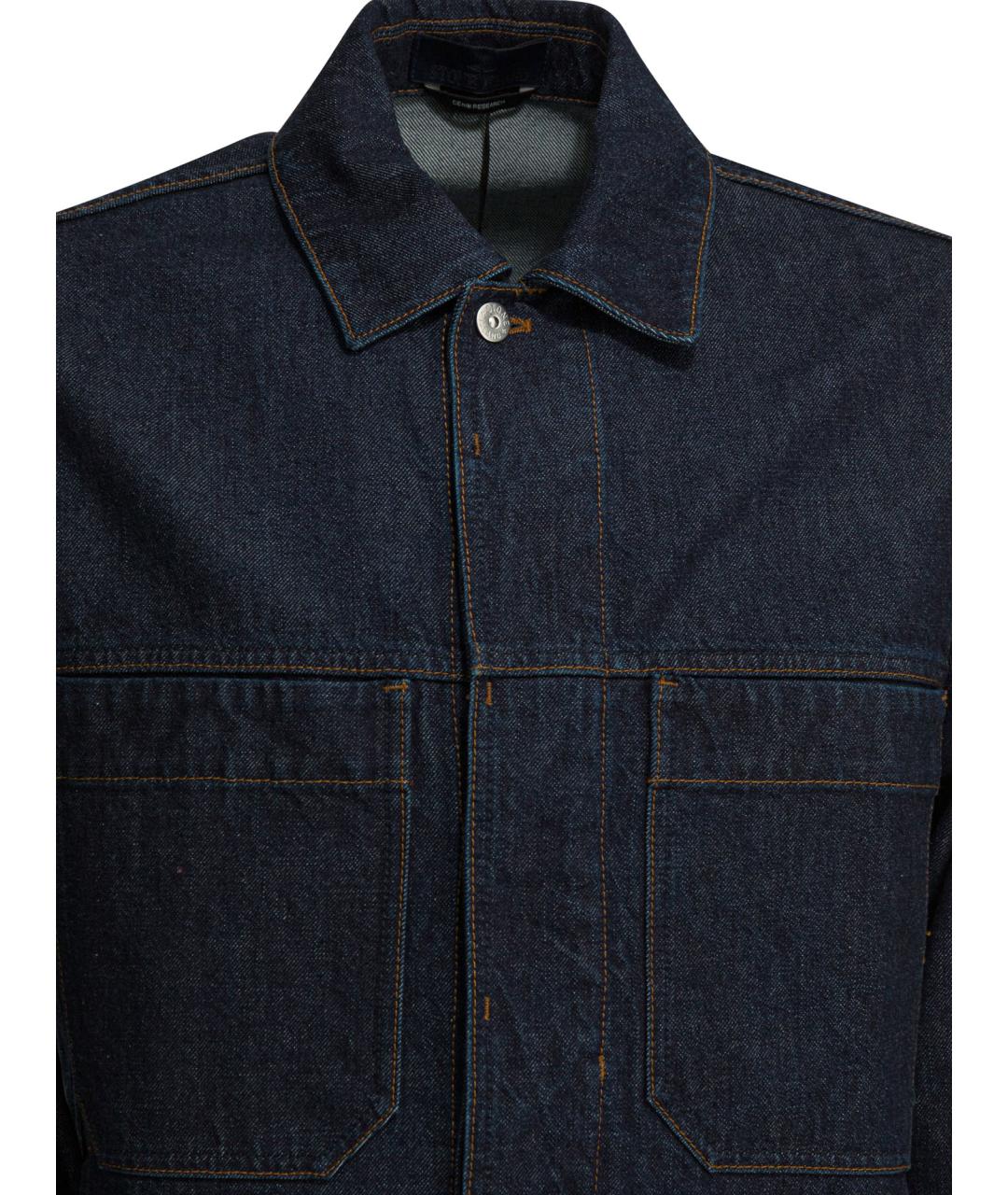 STONE ISLAND Синяя хлопковая куртка, фото 3