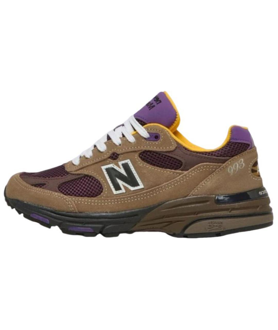 NEW BALANCE Коричневые замшевые кроссовки, фото 2