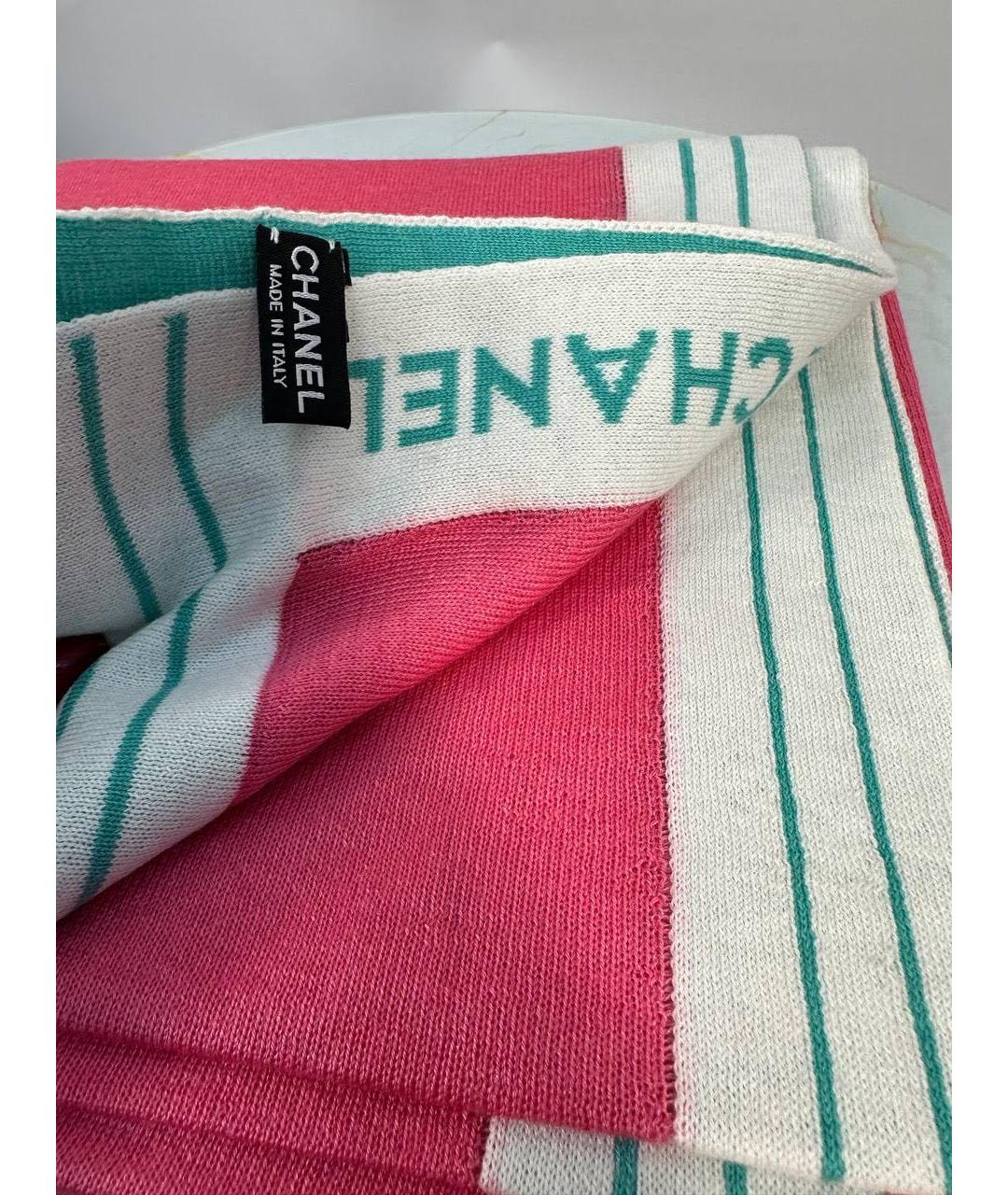 CHANEL Мульти кашемировый платок, фото 4