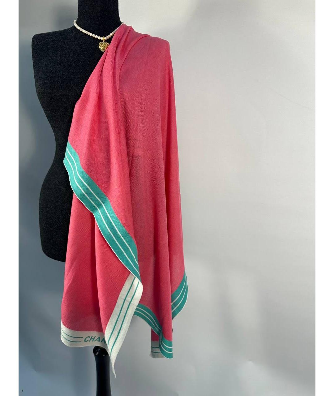 CHANEL Мульти кашемировый платок, фото 6