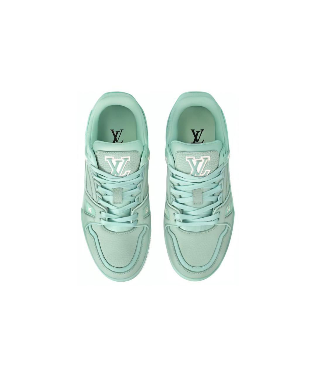 LOUIS VUITTON Кожаные кроссовки, фото 4