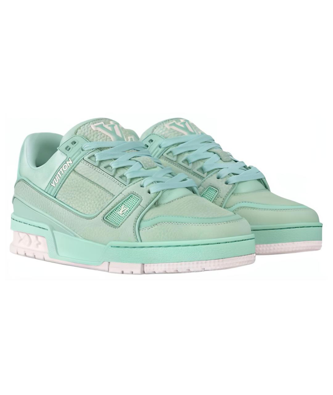 LOUIS VUITTON Кожаные кроссовки, фото 3