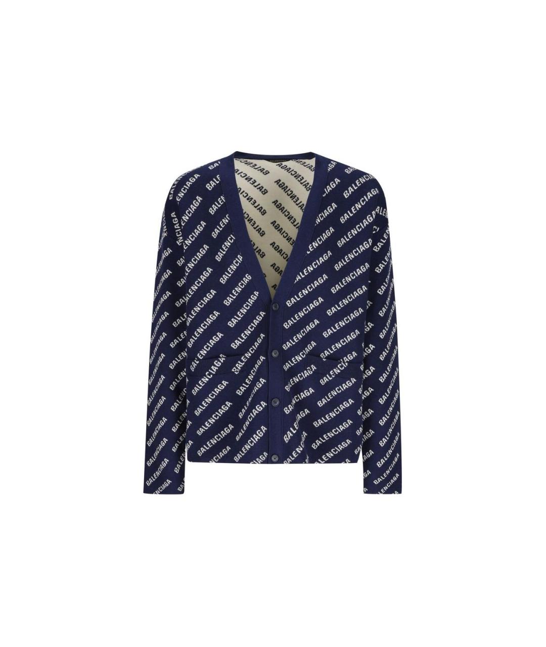 BALENCIAGA Темно-синий кардиган, фото 10