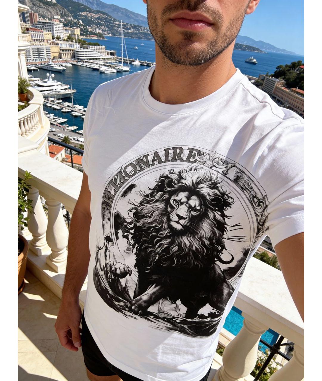 BILLIONAIRE Белая хлопковая футболка, фото 2
