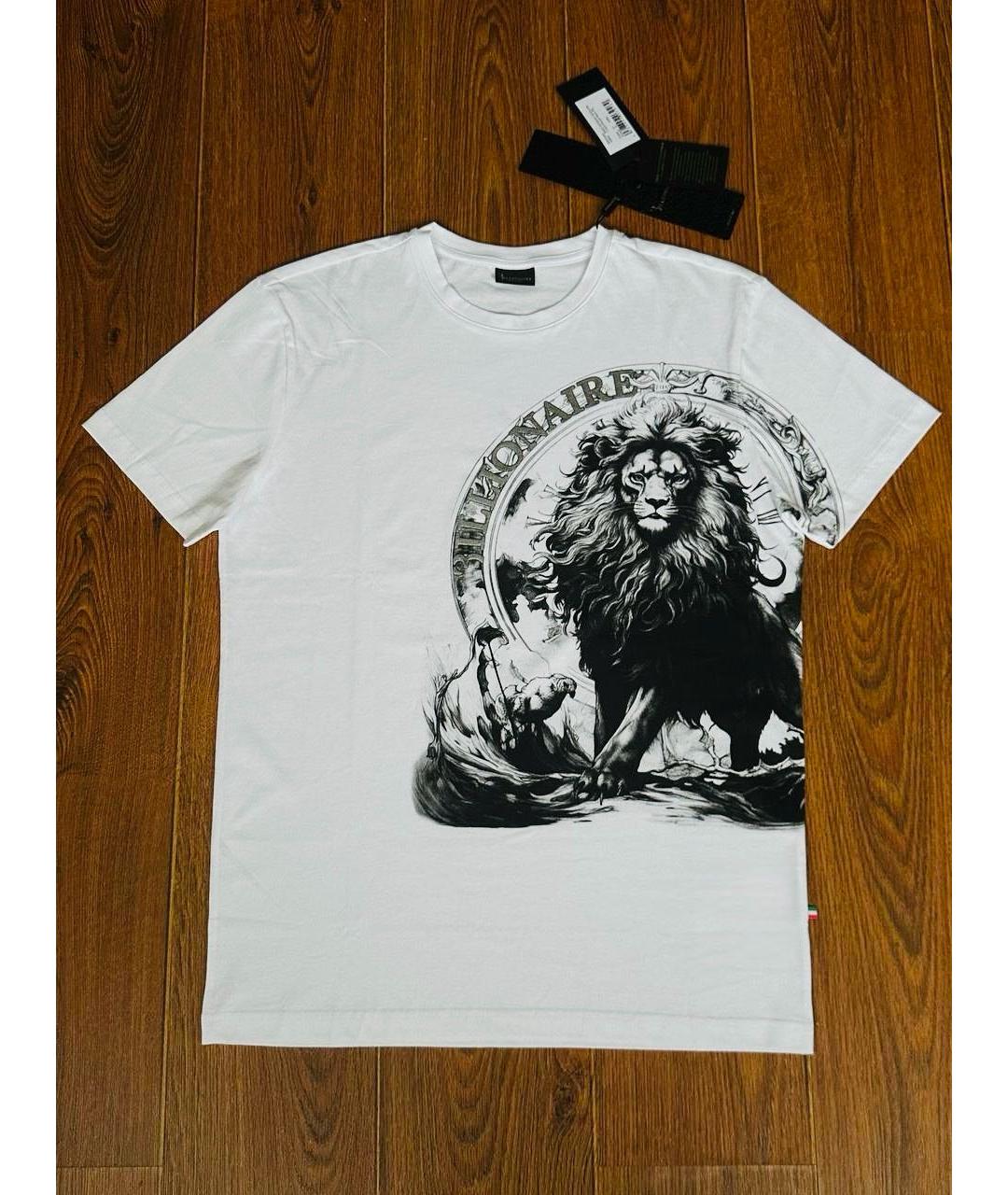 BILLIONAIRE Белая хлопковая футболка, фото 3
