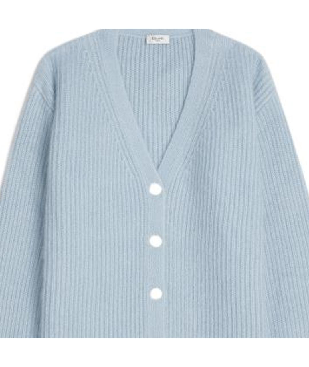 CELINE Голубой кардиган, фото 3