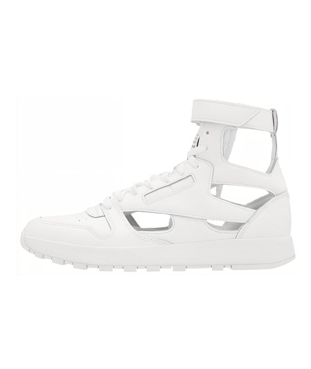 MAISON MARGIELA Белые высокие кроссовки / кеды, фото 2