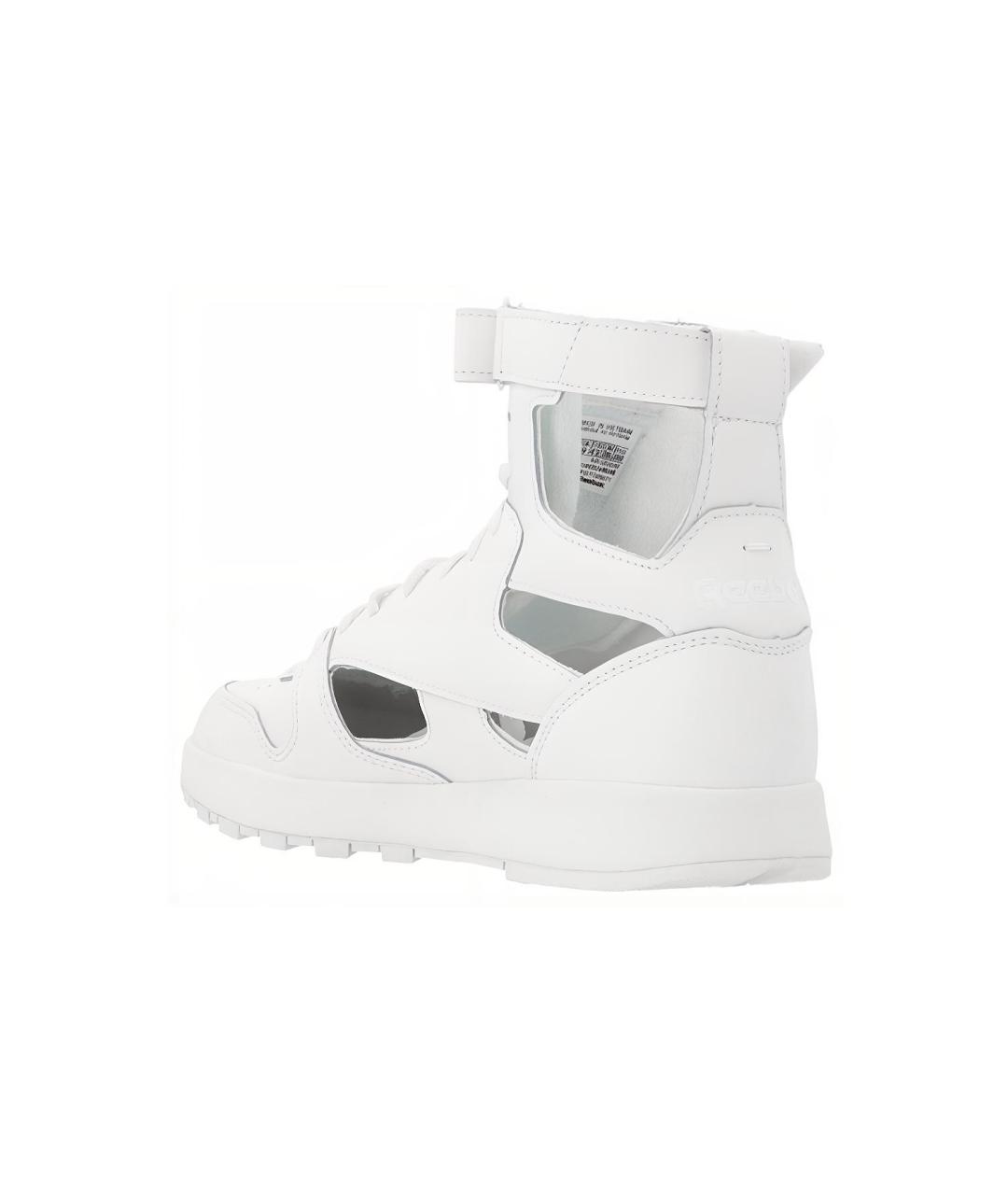 MAISON MARGIELA Белые высокие кроссовки / кеды, фото 4