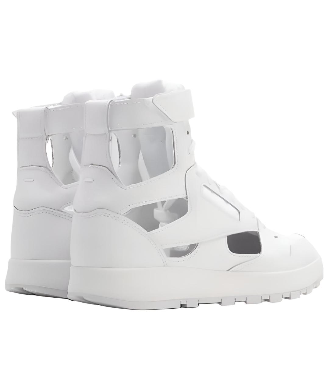 MAISON MARGIELA Белые высокие кроссовки / кеды, фото 5