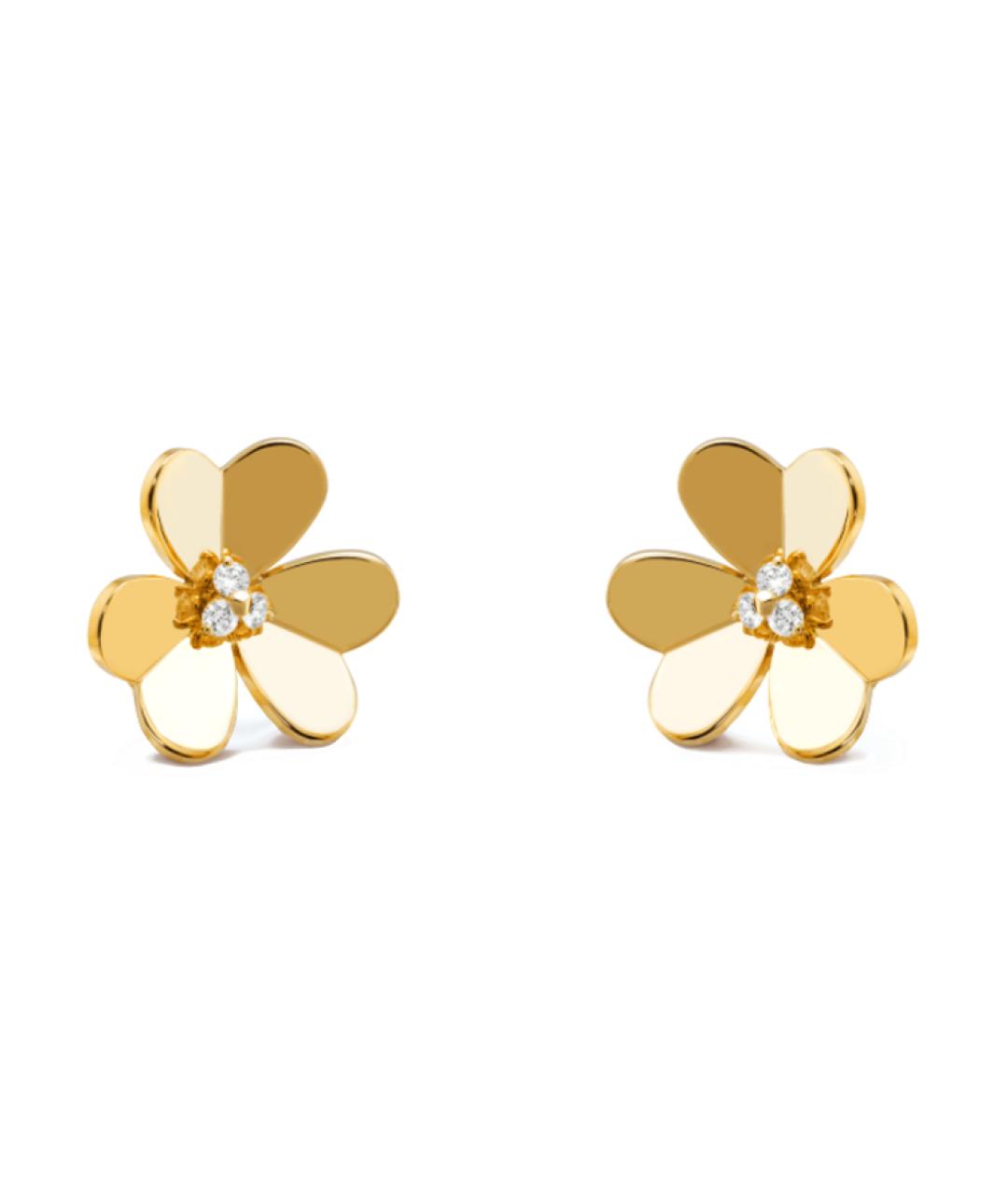 VAN CLEEF & ARPELS Золотые серьги из желтого золота, фото 2