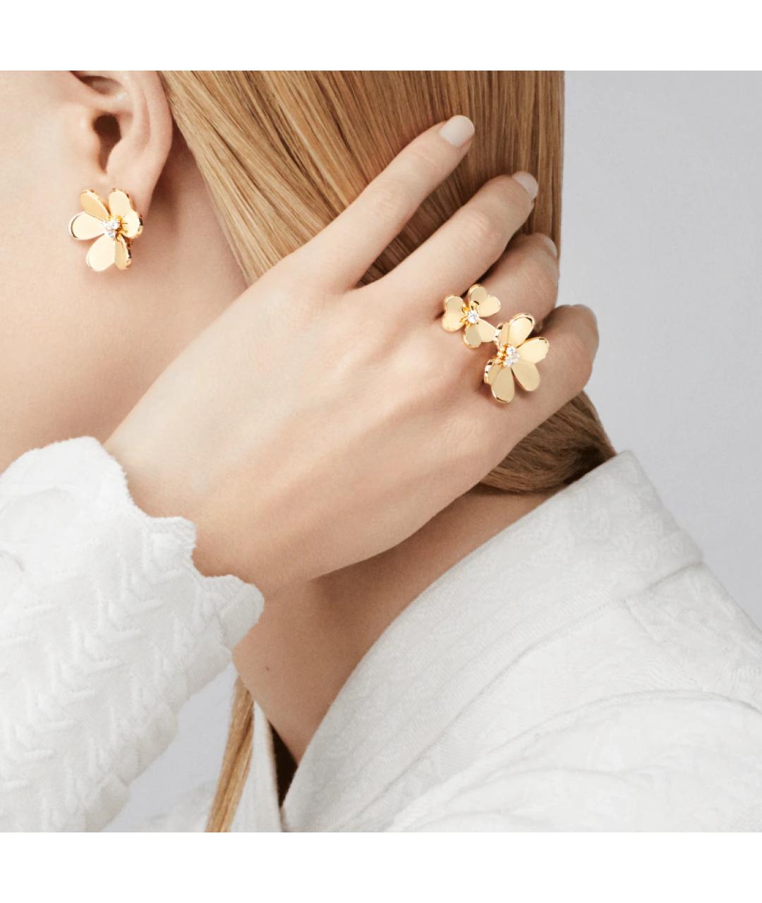 VAN CLEEF & ARPELS Золотые серьги из желтого золота, фото 1