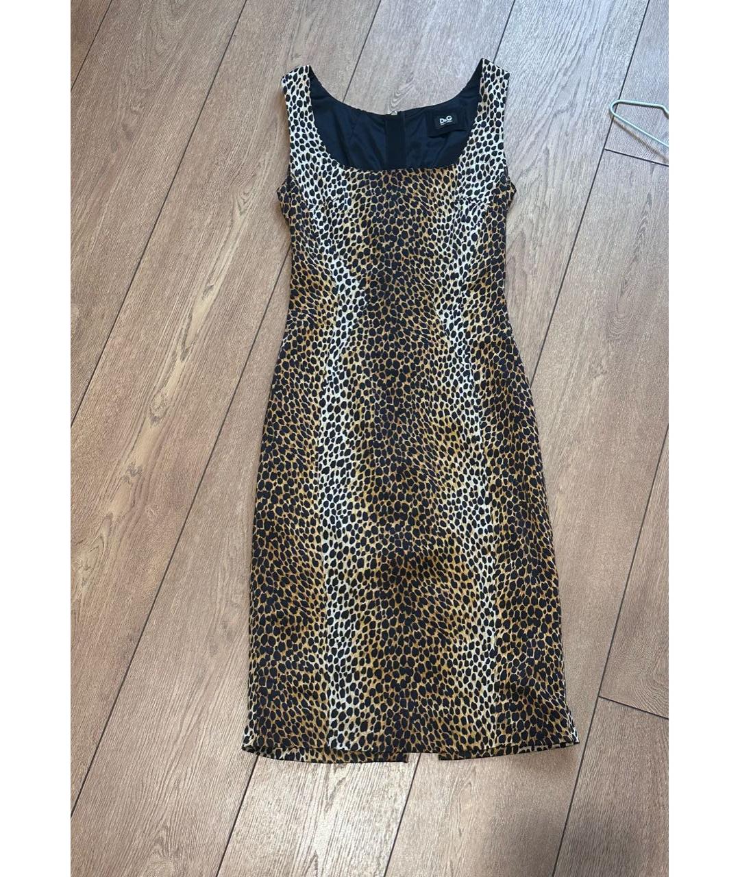 DOLCE&GABBANA Мульти шелковое вечернее платье, фото 2