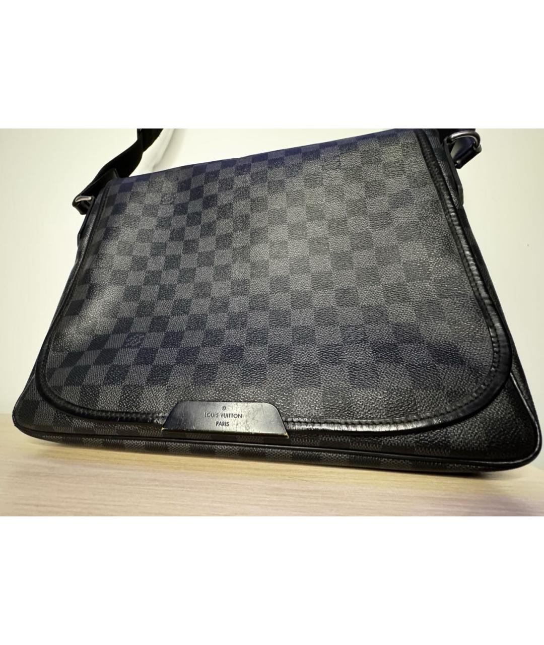 LOUIS VUITTON Черная сумка на плечо, фото 2