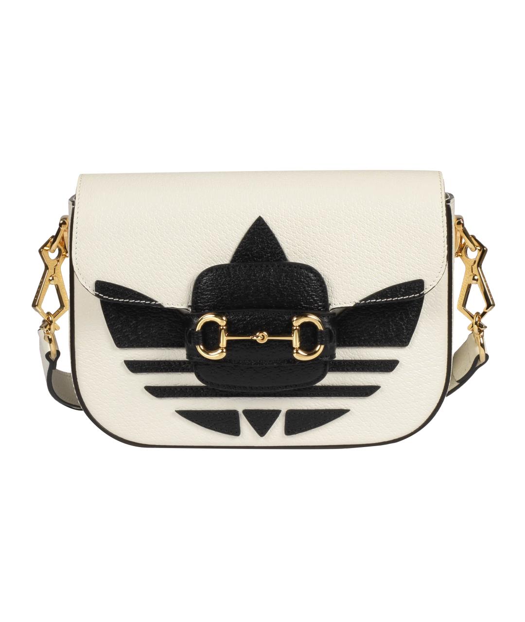 GUCCI Бежевая кожаная сумка через плечо, фото 1