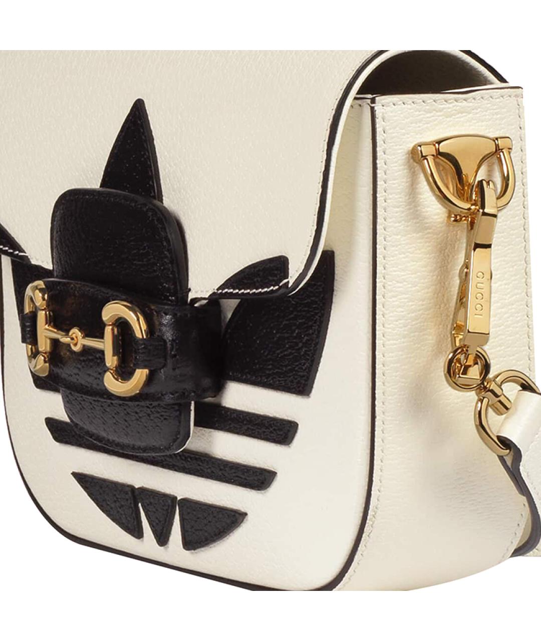 GUCCI Бежевая кожаная сумка через плечо, фото 9