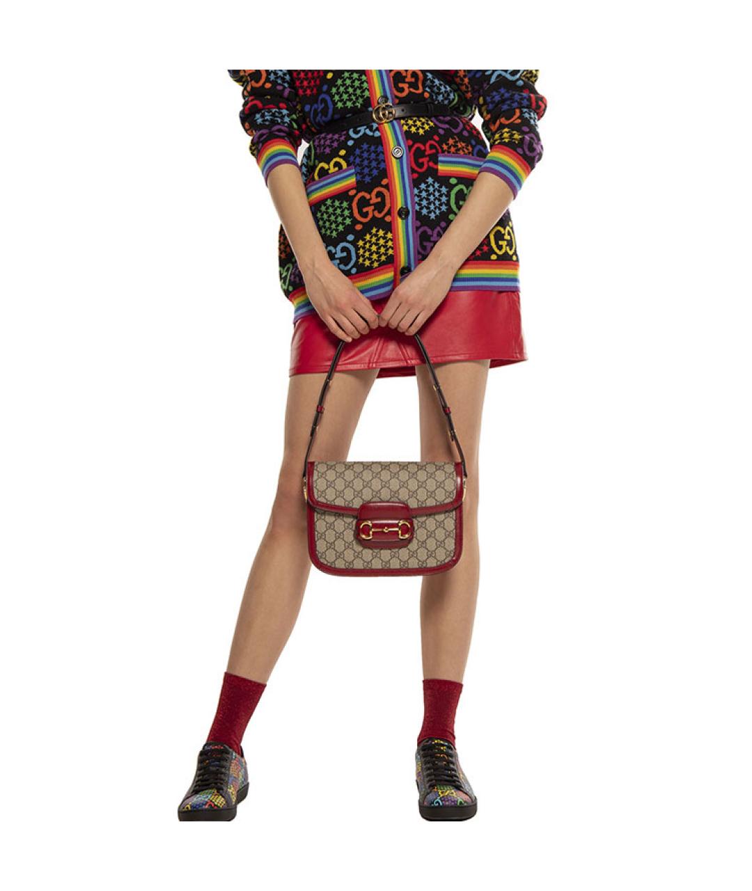 GUCCI Коричневая сумка через плечо, фото 8