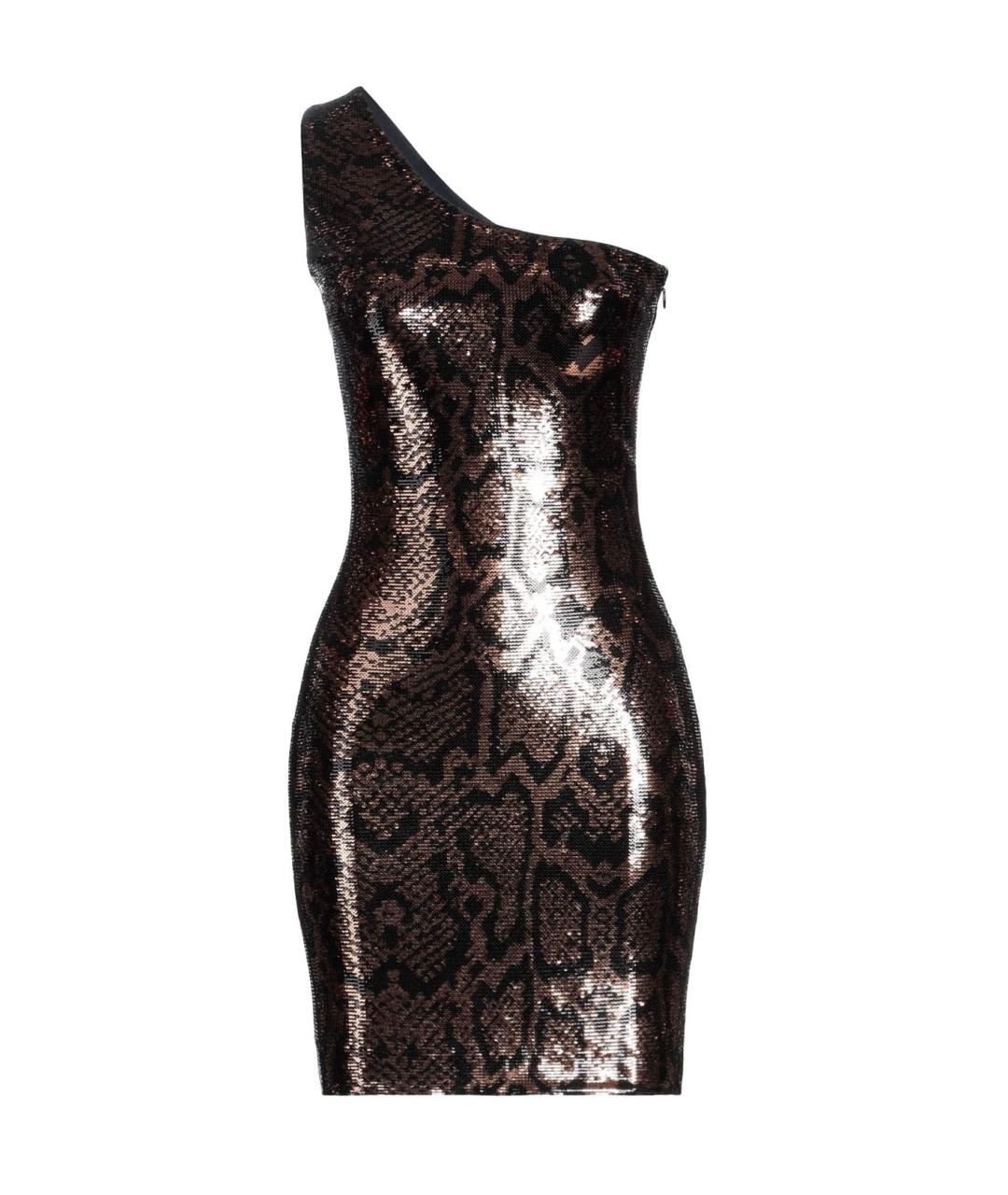 BALENCIAGA Мульти полиамидовое коктейльное платье, фото 5