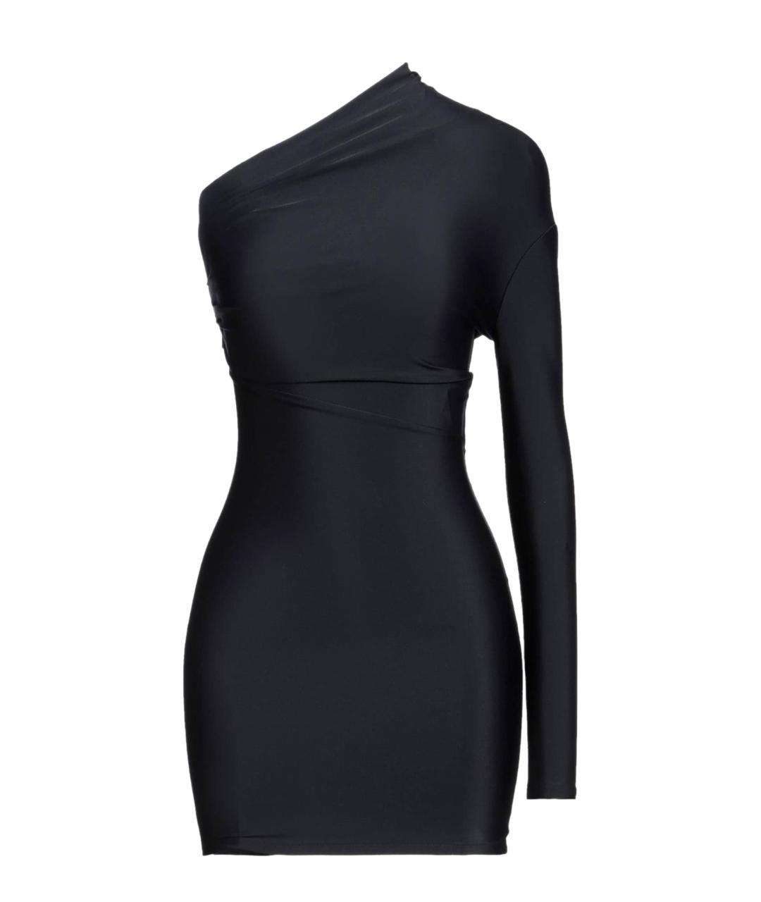 BALENCIAGA Черное полиамидовое коктейльное платье, фото 1