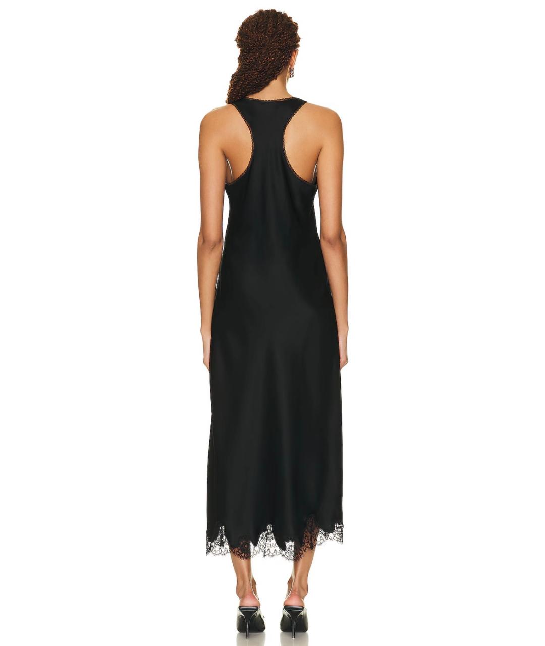 BALENCIAGA Черное ацетатное коктейльное платье, фото 4