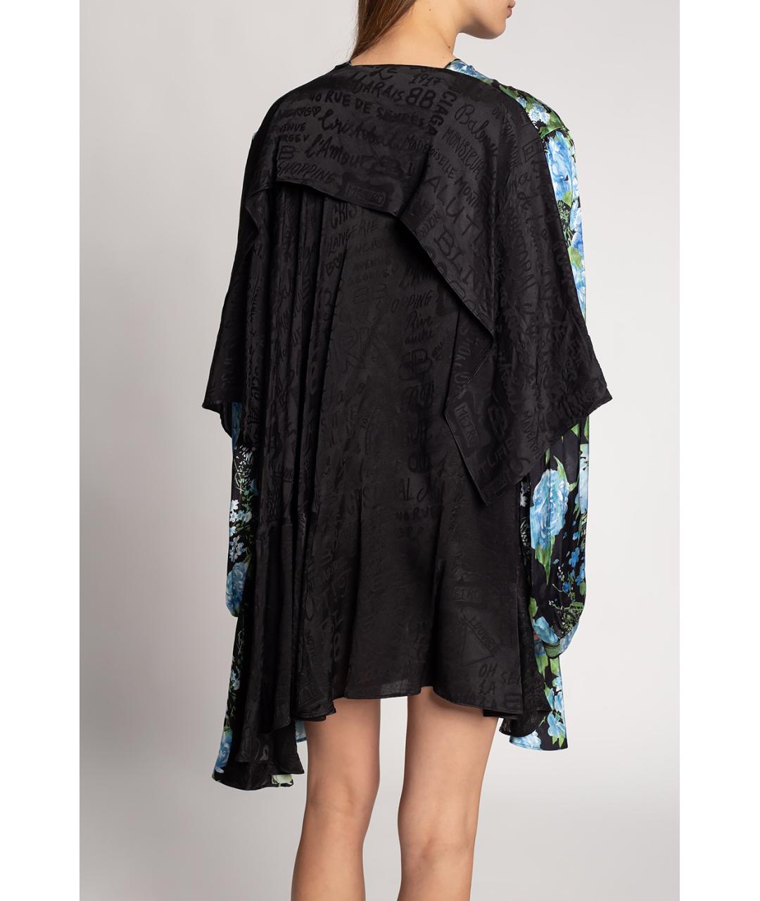 BALENCIAGA Мульти вискозное коктейльное платье, фото 3