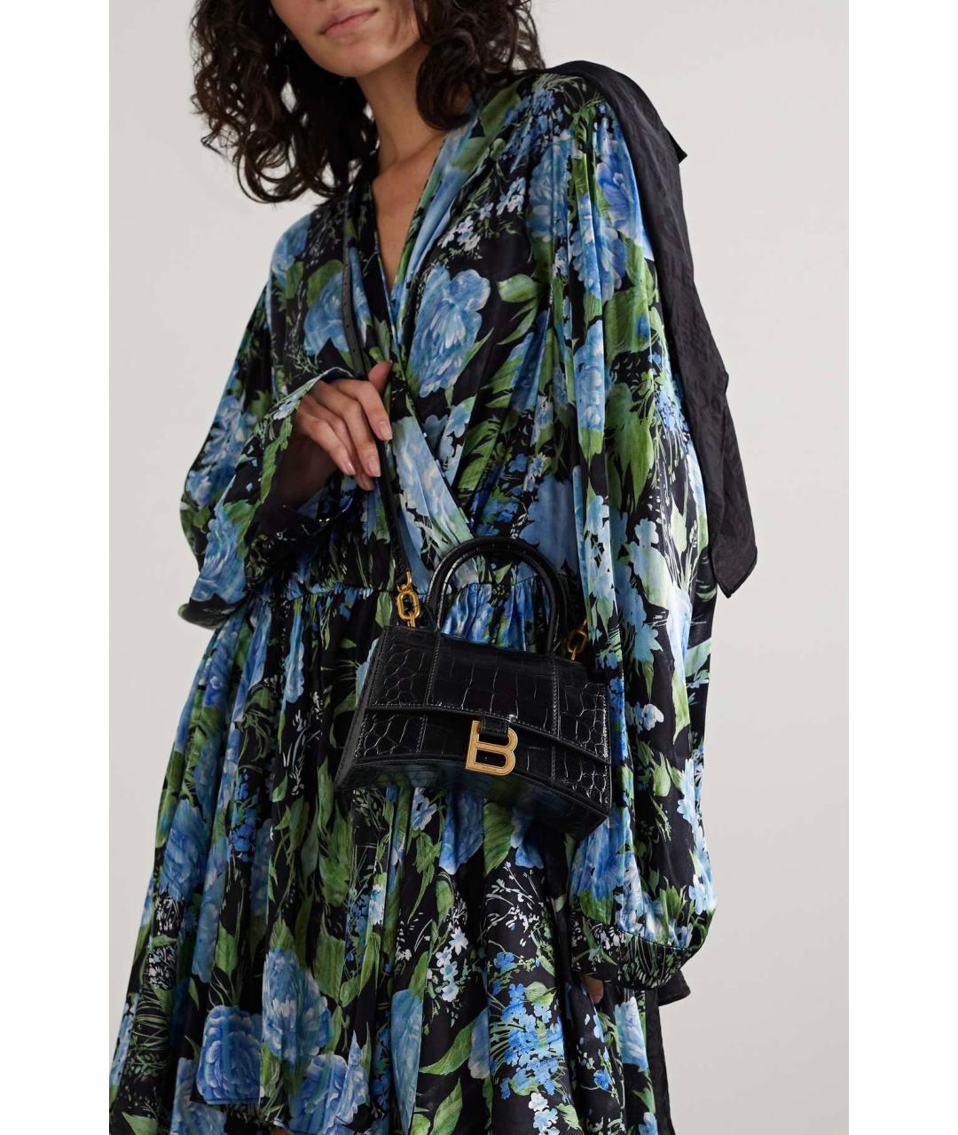 BALENCIAGA Мульти вискозное коктейльное платье, фото 5