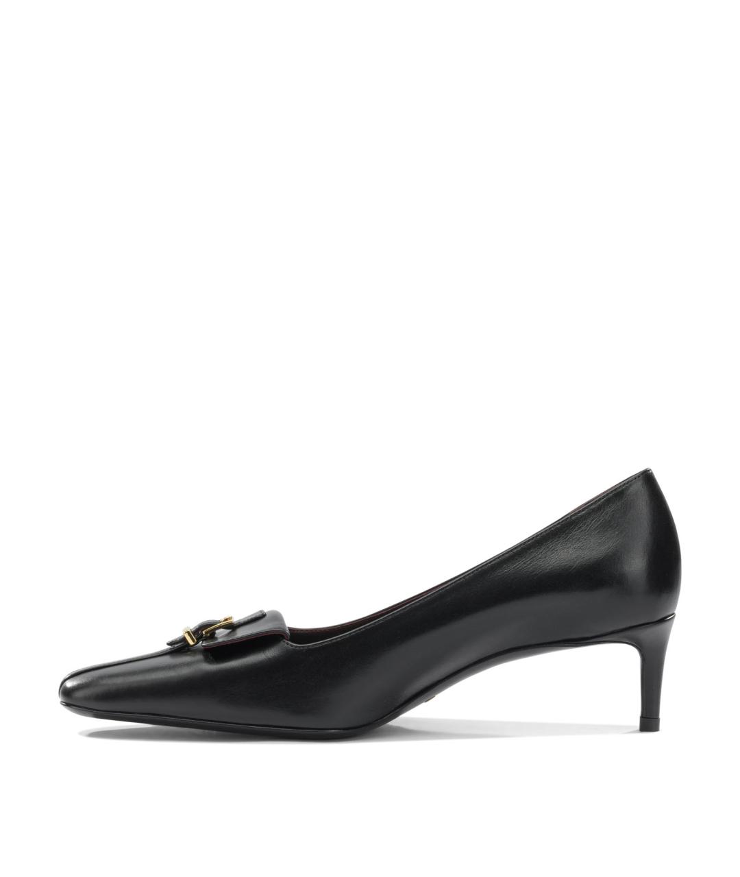 KHAITE Черные кожаные туфли, фото 3